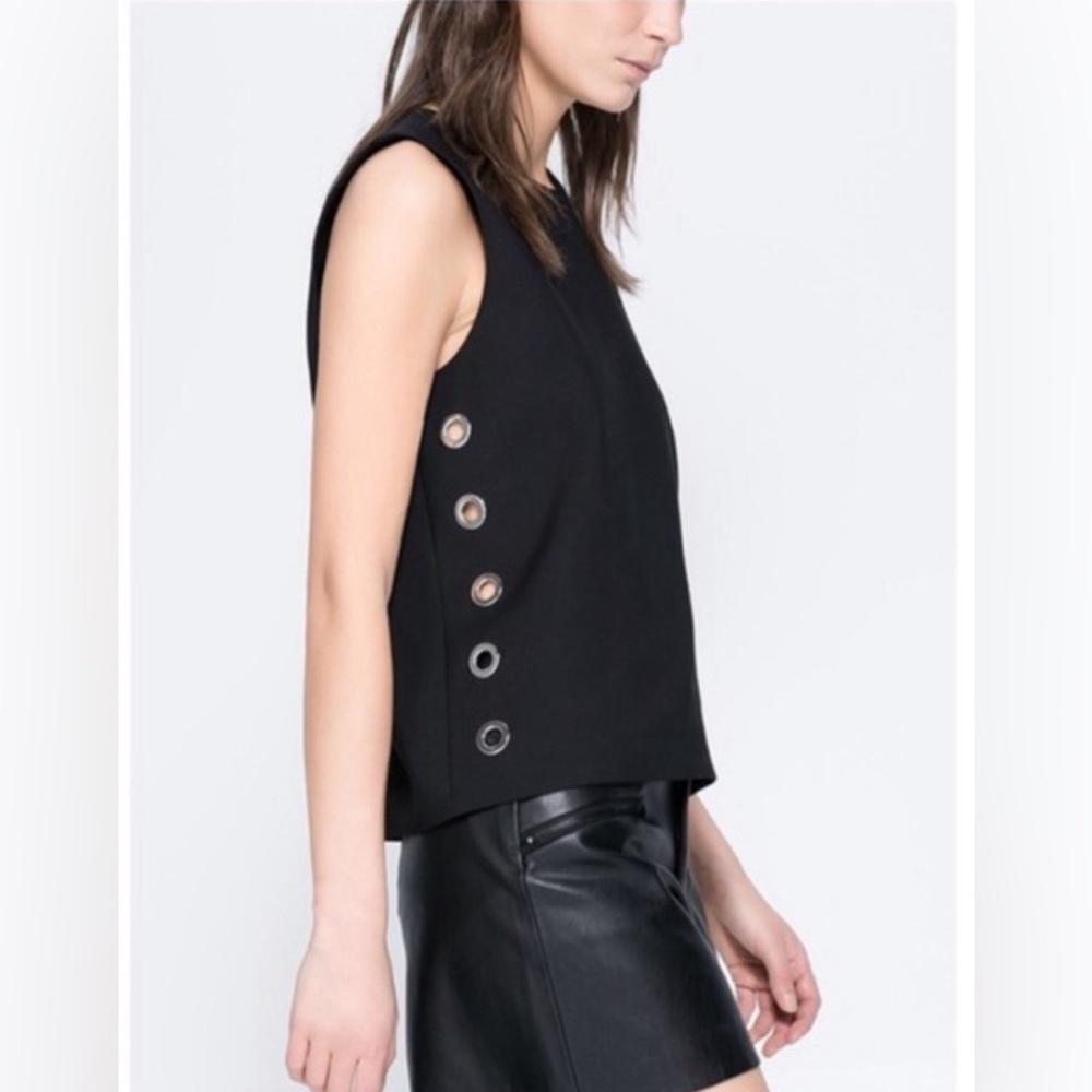 Zara grommet top